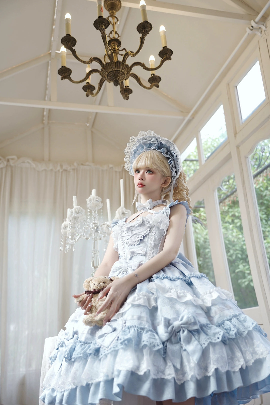 Immersive original~Belia~Old School Lolita JSK Sweet Doll Princess Dress