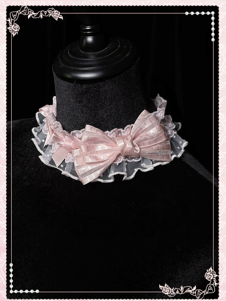 Shuang Sheng Xiao Xiong - Heart of Love - Lace Sweet Lolita Accessory Set 44308:803606