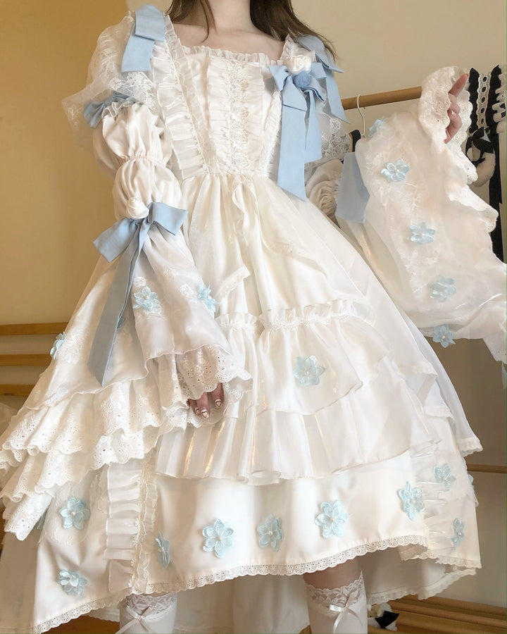 Fishing Boss~Winter Tinglan~Exquisite Lolita Princess Dress   