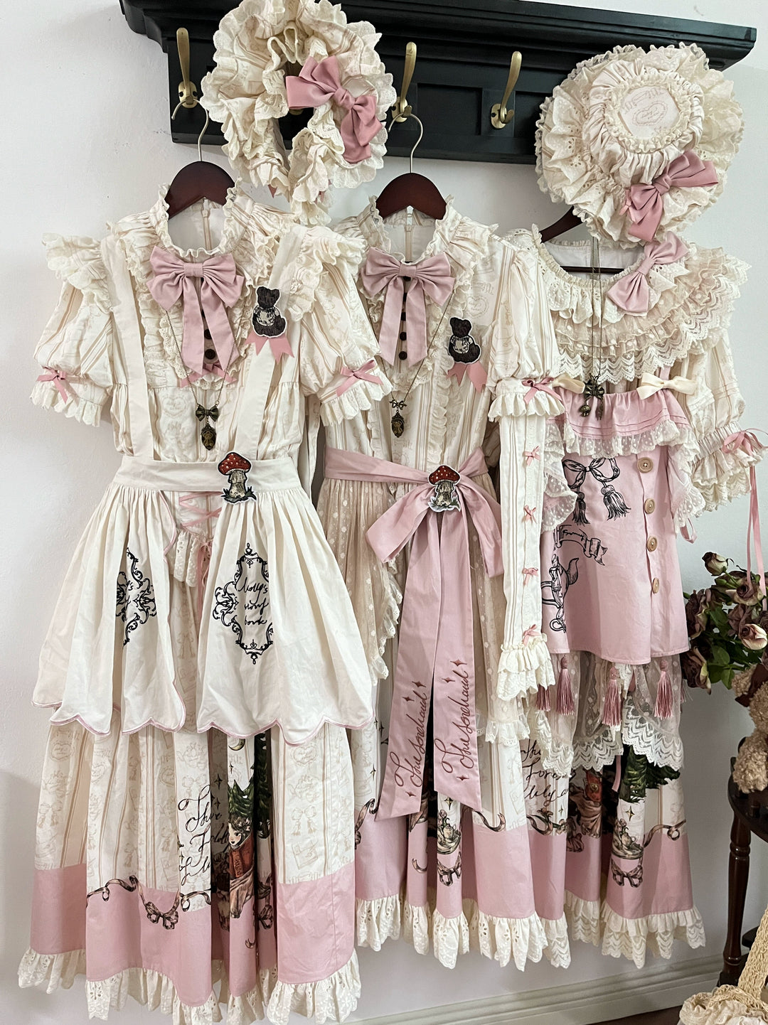 NanShengGe~Girl's Story Book~Plus Size Sweet Lolita OP Dress Two-piece Dress Suit 40704:673342