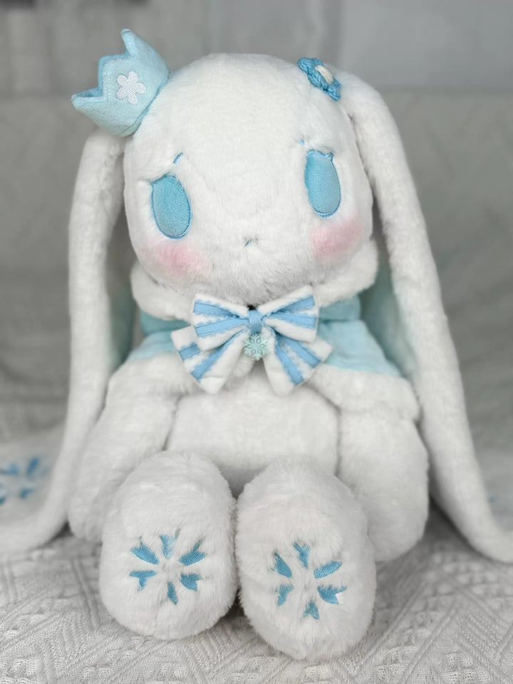 RosyDream~Kawaii Lolita Bunny Doll Bag Plush Doll with a Skeleton Snowflake Bunny Doll Only