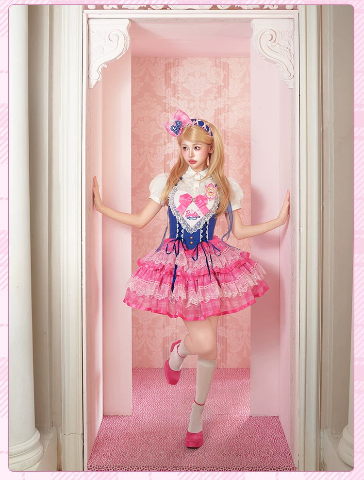 Princess Academy - IP Collab Sweet Lolita JSK Dress, Heart Embroidery 45883:866265