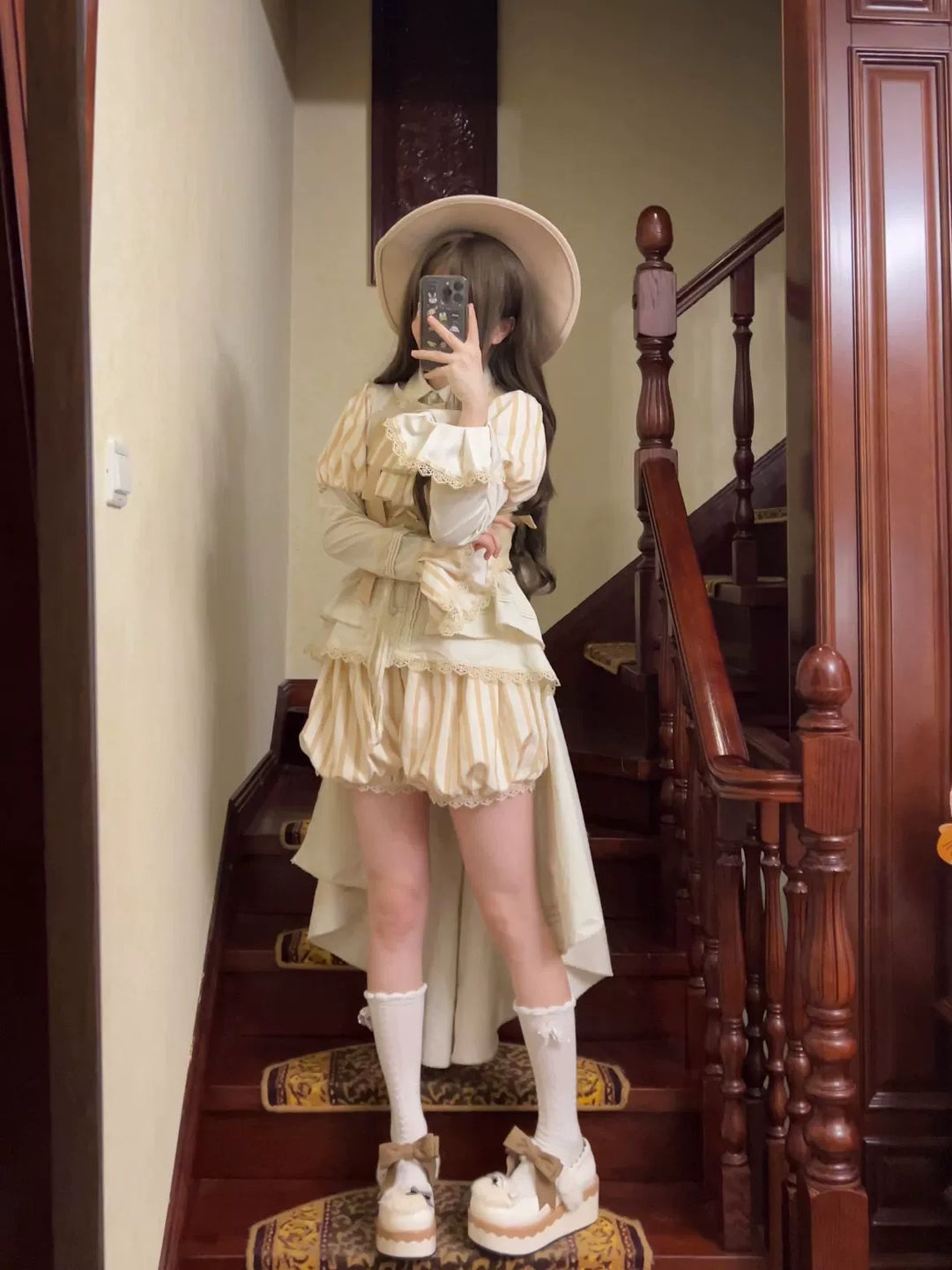 (BFM)Uncle Wall Original~Ouji Lolita Shirt Set Prince Style Bloomers   