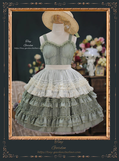 (Buyforme)Tiny garden~Dream Bouquet~Elegant French Vintage Lolita JSK   