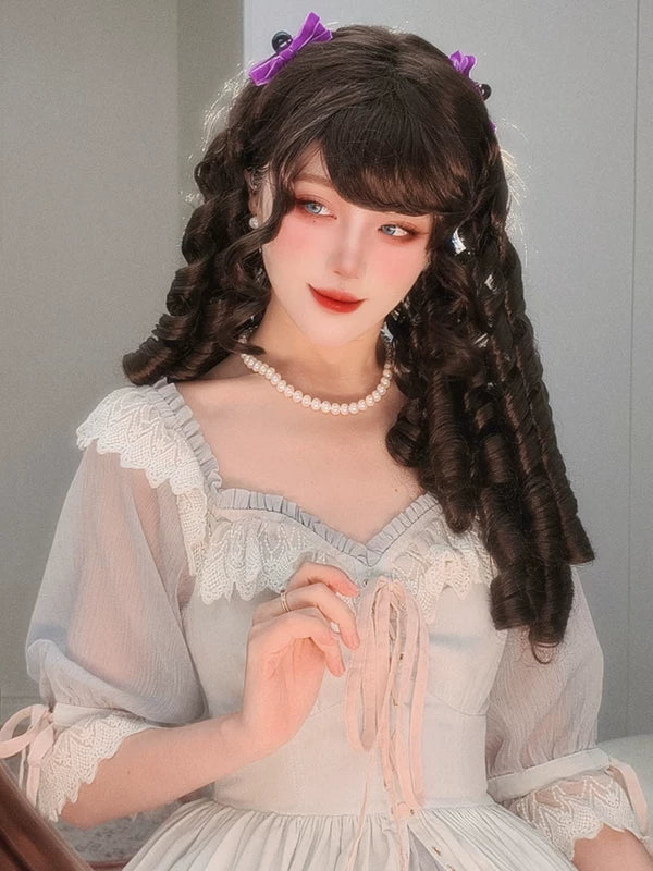 Lolita Roman Roll Wig, Shape-Resistant Fiber 44970:830292