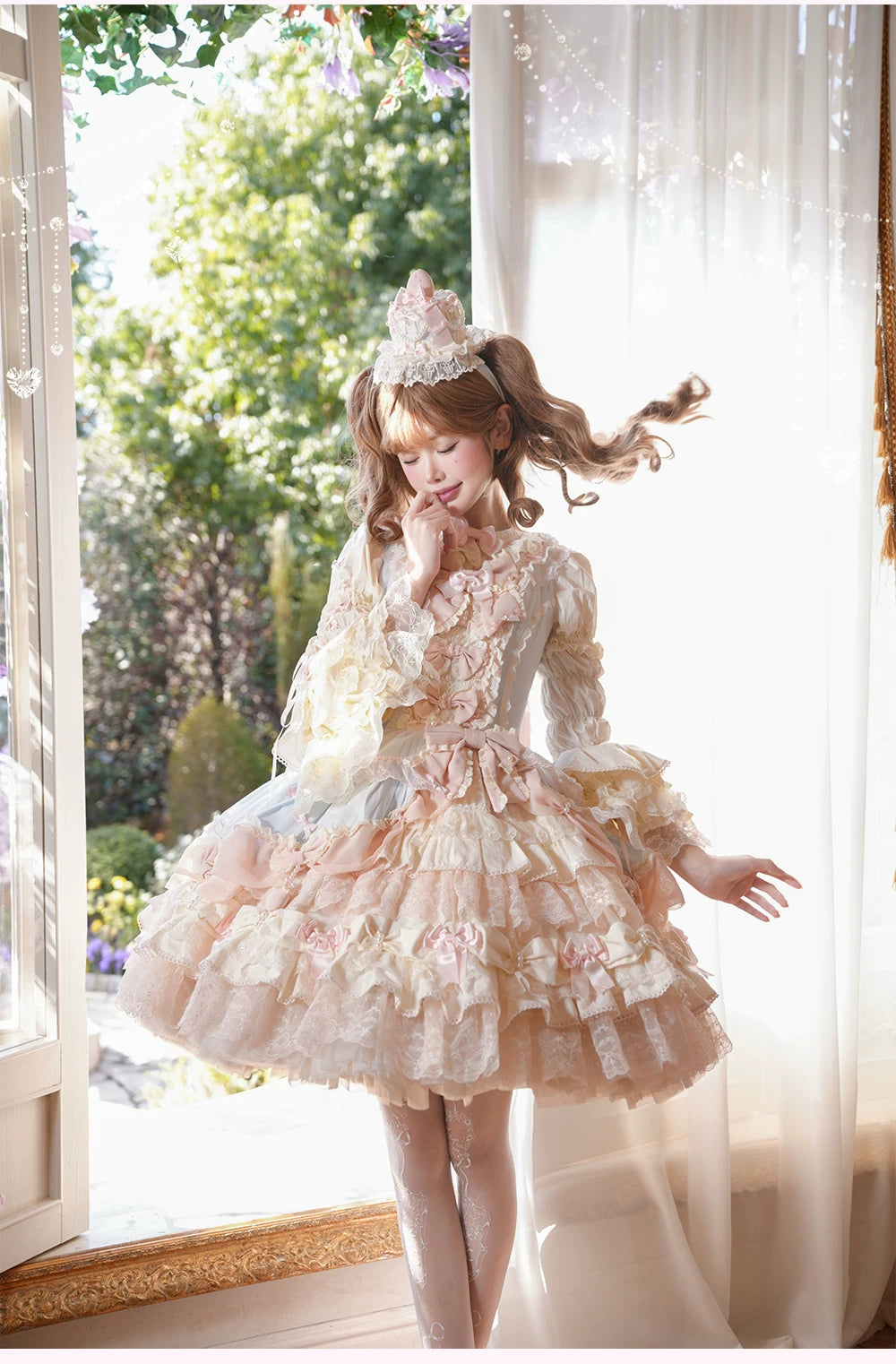 Strawberry Ribbon - Sweet Lolita Wedding Dress, Side Opening 44910:827501