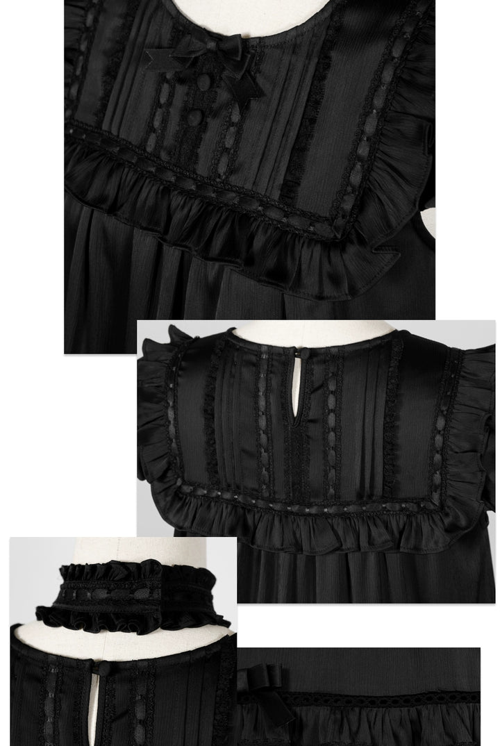 Kuroya~Dreamcatcher~Twin Lolita OP Set Bunny & Kitty Inspired Dress Suit 42987:760896