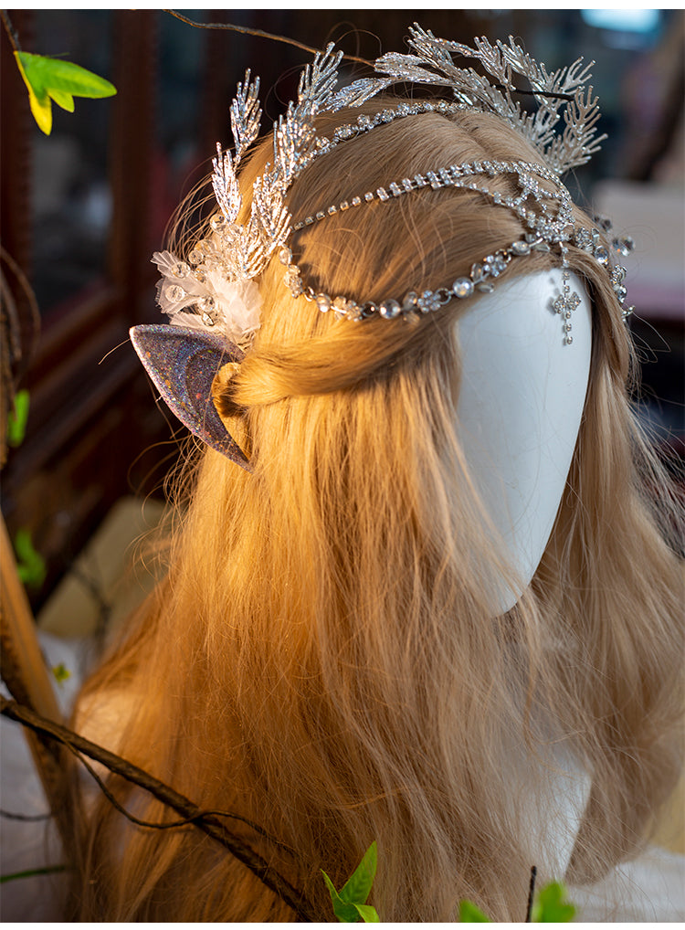 Hexagram~A Fairy Tale~Elegant Lolita Bridal Hair Accessories   