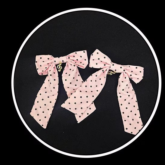 Little Music Note - Old School Lolita Polka Dot Accessories 45189:839111