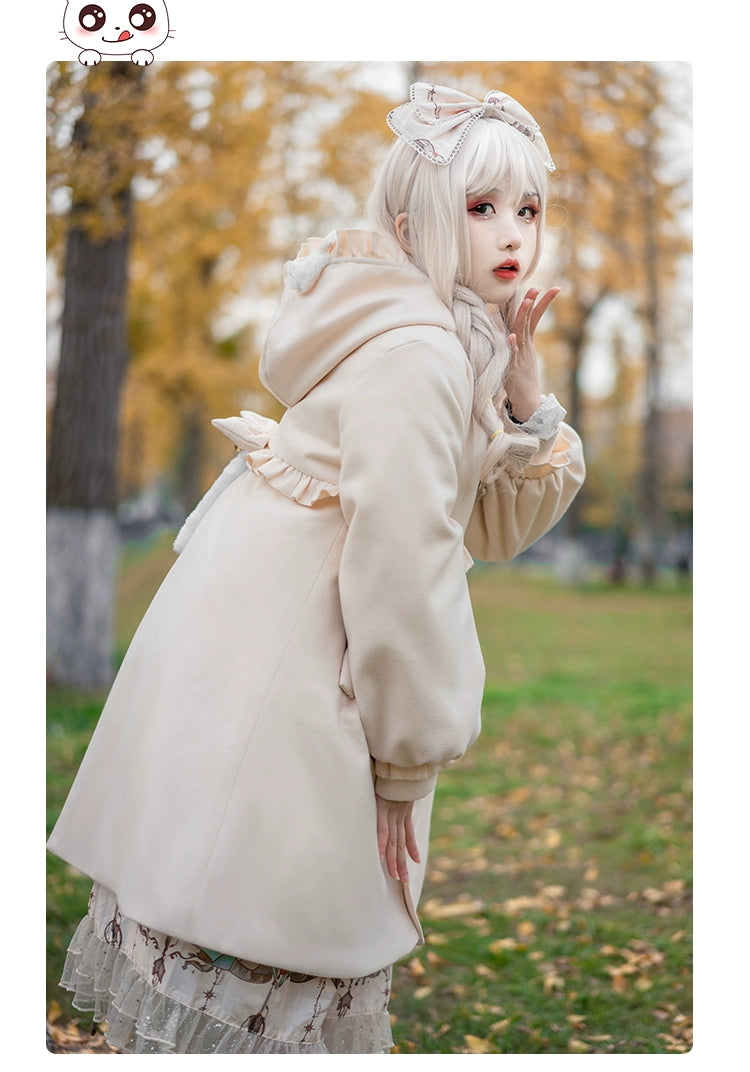 Fairy Cat~Sweet Lolita Coat Autumn and Winter Lolita Outwear   