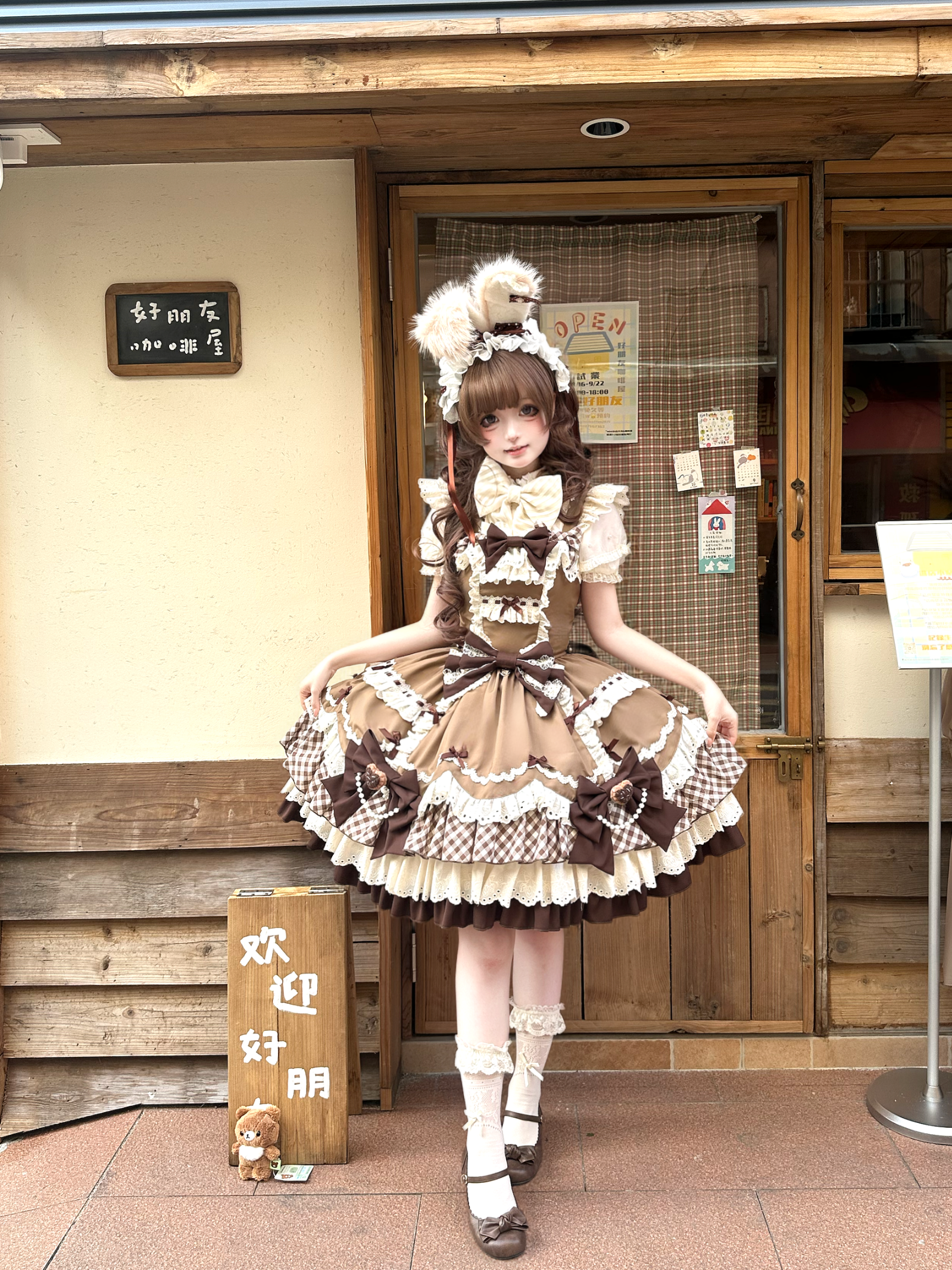 Berry Sweetheart - Sweet Lolita JSK Dress, Four Tiered Hem 44440:808051