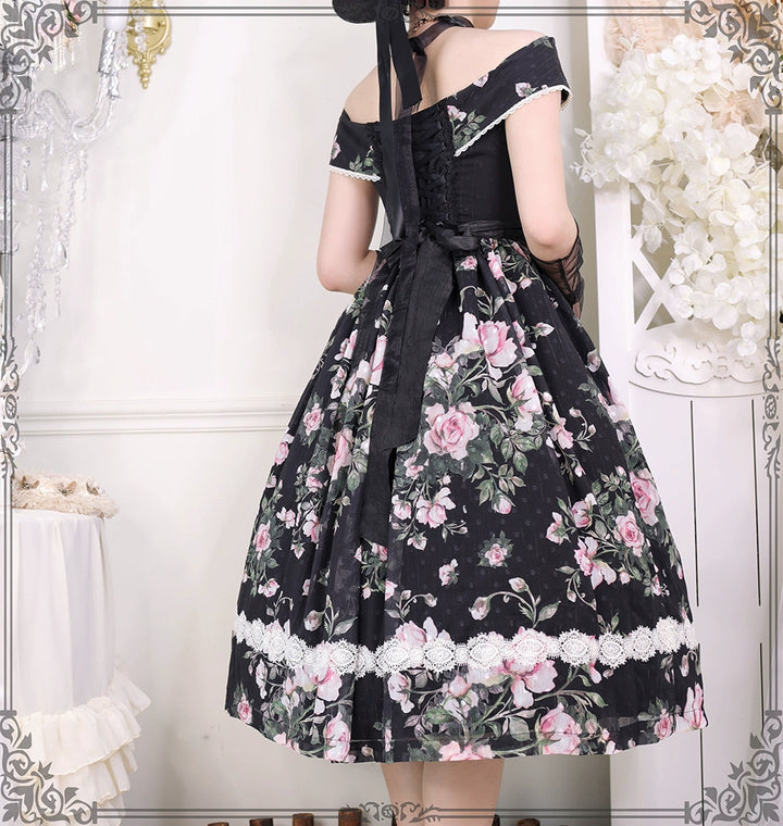 Miss Point~French Rose~Elegant Lolita JSK Dress