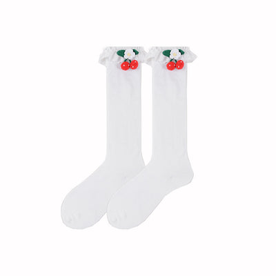 Roji Roji~Kawaii Lolita Cotton Mid-Calf Socks   