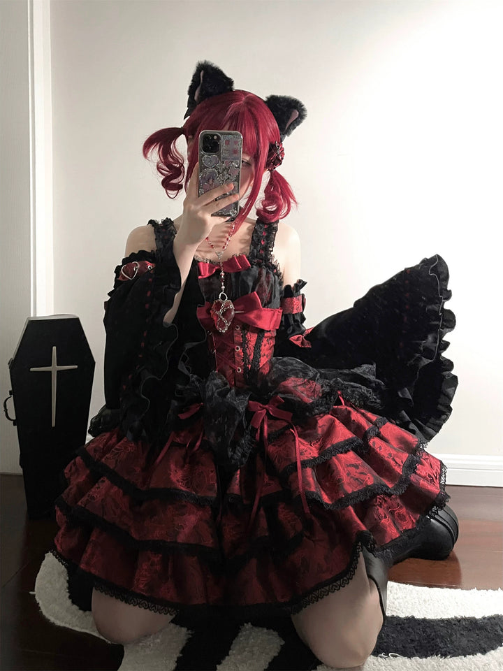 Xiaoxin - Rose Butler - Sweet Lolita JSK Ballet Style Birthday Lolita Dress