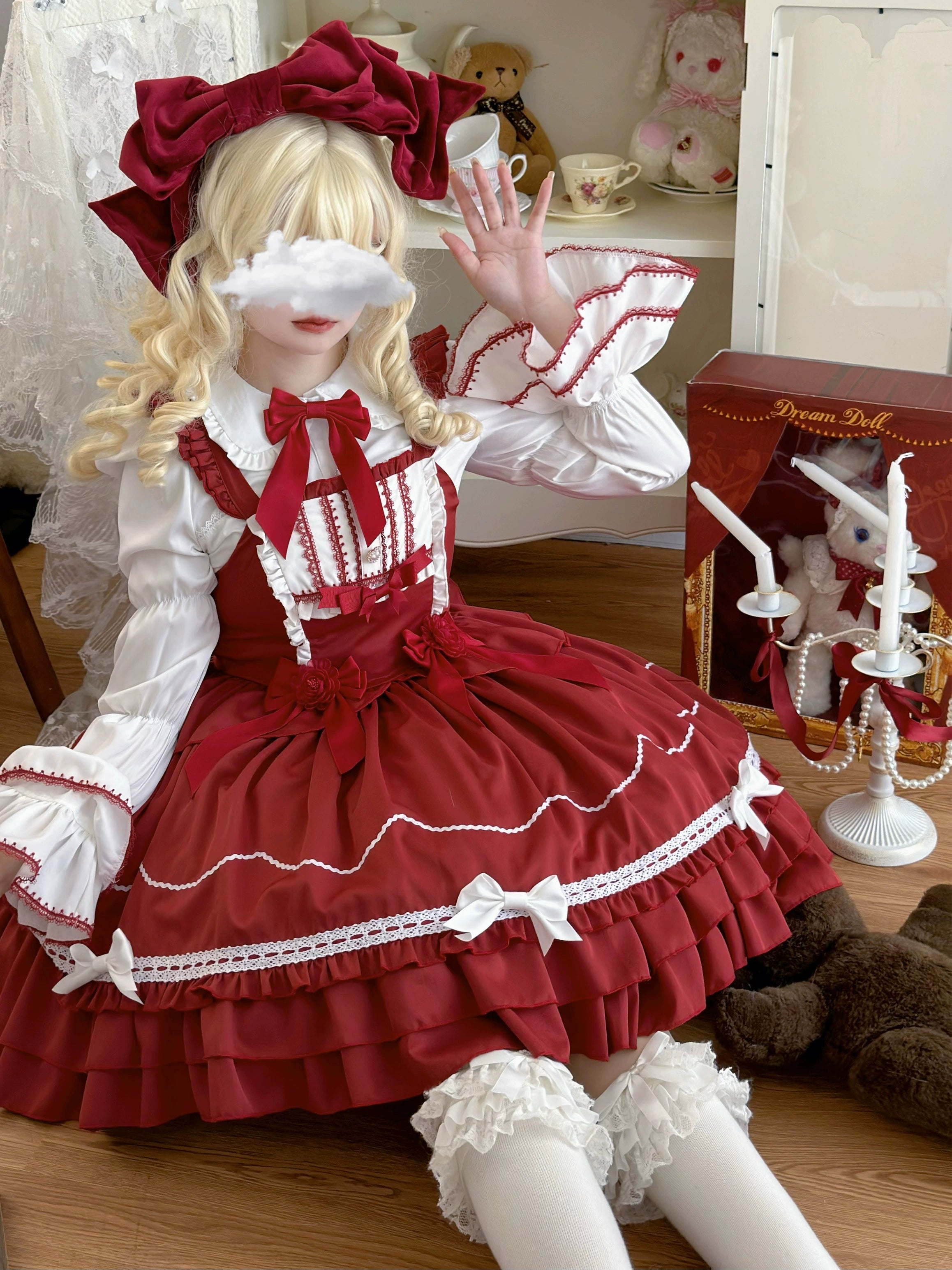 Hanguliang - Paper Shell Cake - Sweet Lolita JSK Dress Summer Dress