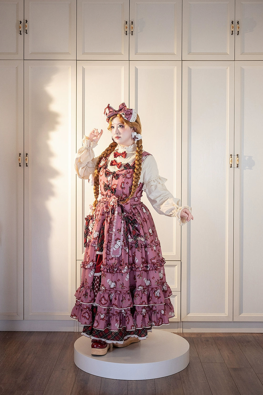 Miss Point - Forest Berry Bunny - Sweet Lolita JSK Elegant Bunny Print Dress 41972:721142