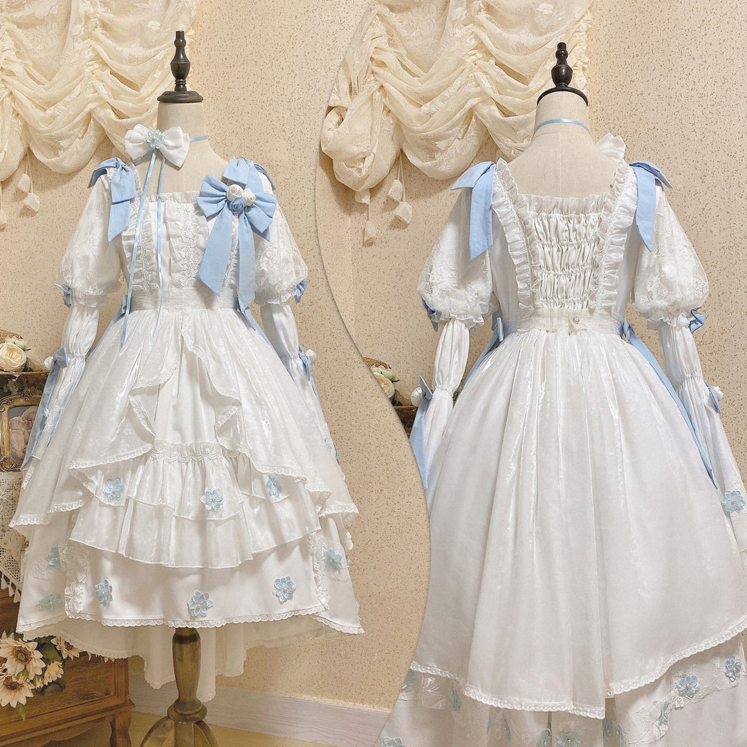 Fishing Boss~Winter Tinglan~Exquisite Lolita Princess Dress   