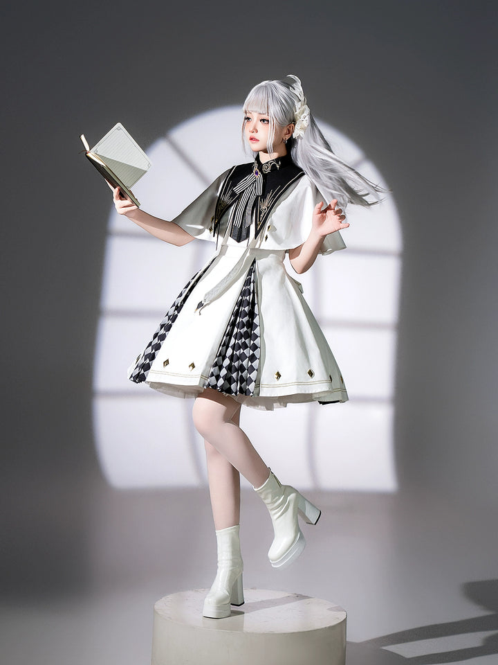 Your Princess~Eye of Truth~Elegant Gothic Lolita Dress Suit With Embroidery