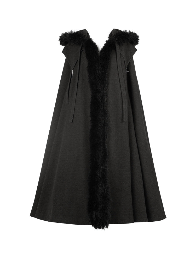 With PUJI - Letter and Poetry · Raven's Night Song - Gothic Lolita Black Cloak (Cloak) 43908:788696