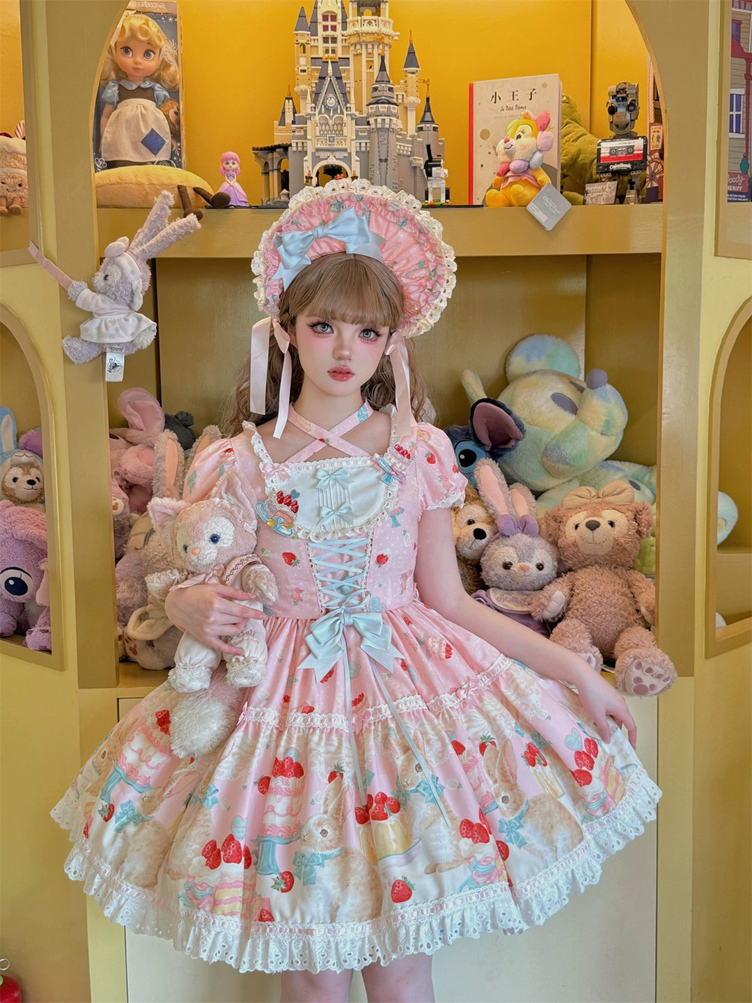 Dark Star Island~Honey Bunny Cake~Sweet Lolita JSK/OP/Strap SK/Shirt 39864:638980