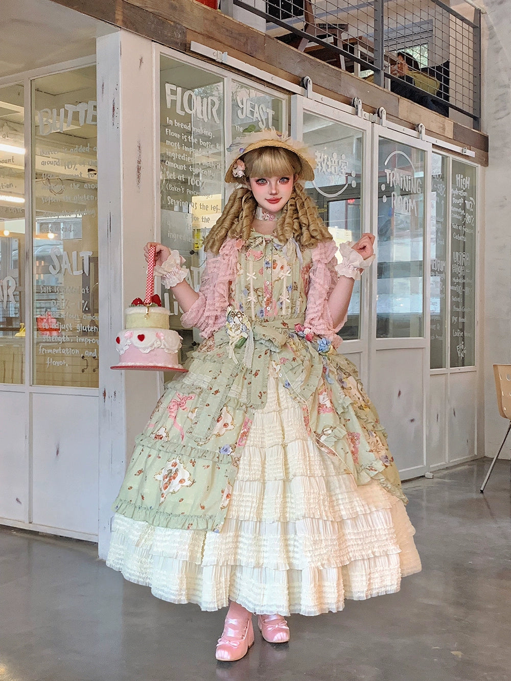 Miss Point~Cat Rose Tea~Elegant Lolita Underskirt Multi-layers Ruffle SK 42136:727418