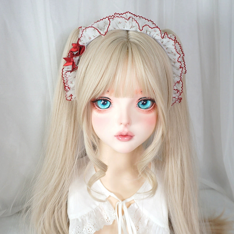 MaoJiang Handmade~Sweet Lolita Headdress Ruffled Design Lolita KC