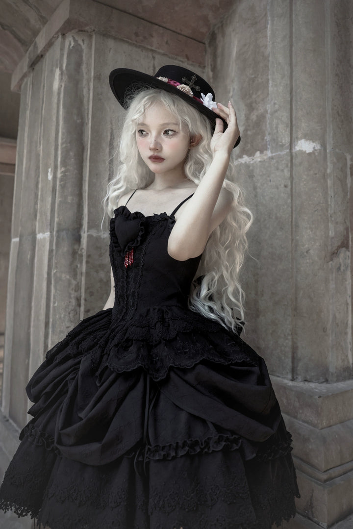 Dark Star Island~Moonlight Sanctum~Gothic Lolita Dresses Suit JSK SK Shirt   