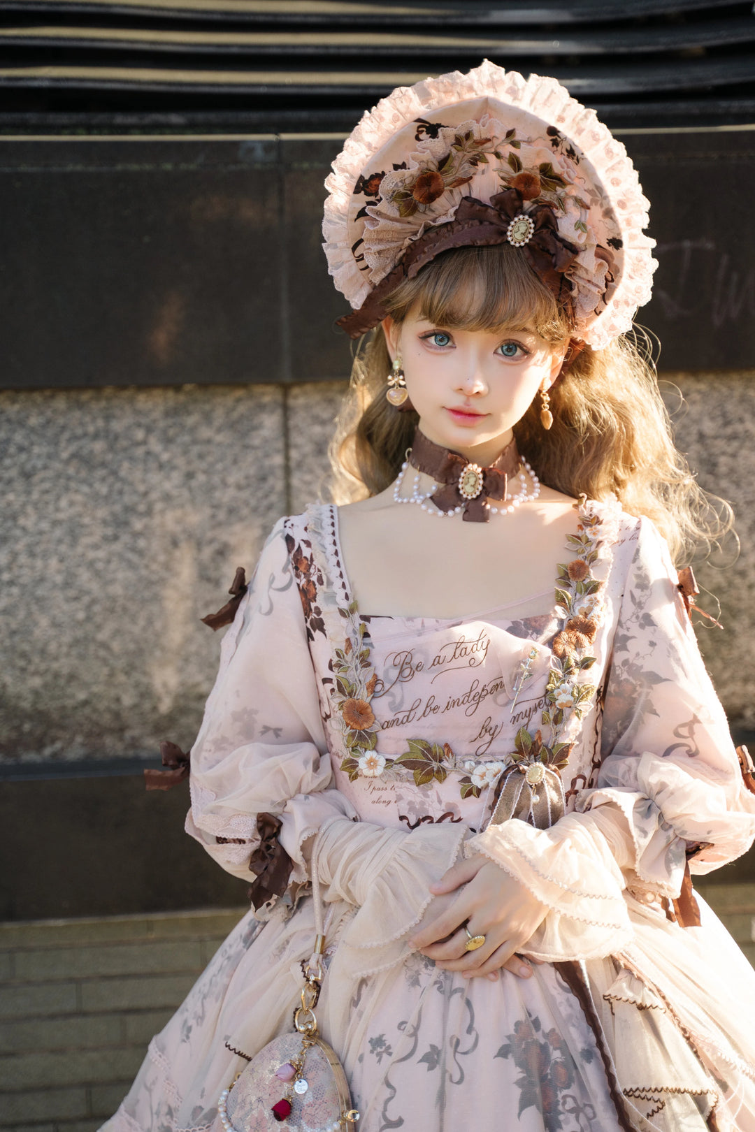 (BFM)Miaoplus~Romantic Seizure~Sweet Lolita OP Mutton Sleeve Lolita Dress