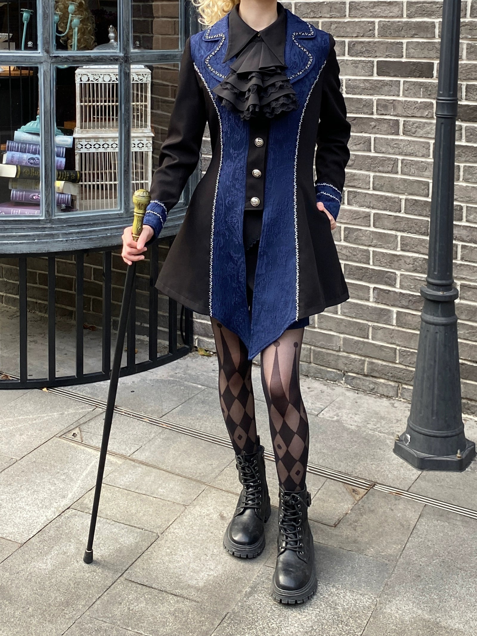 Oath of the Chapter - Ouji Lolita Suit Embroidered Prince Vest Shorts Coat 40532:661798