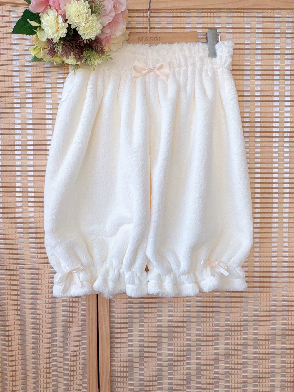 Winter Kawaii Lolita Plush Bloomers, Fleece-lined 46083:874231