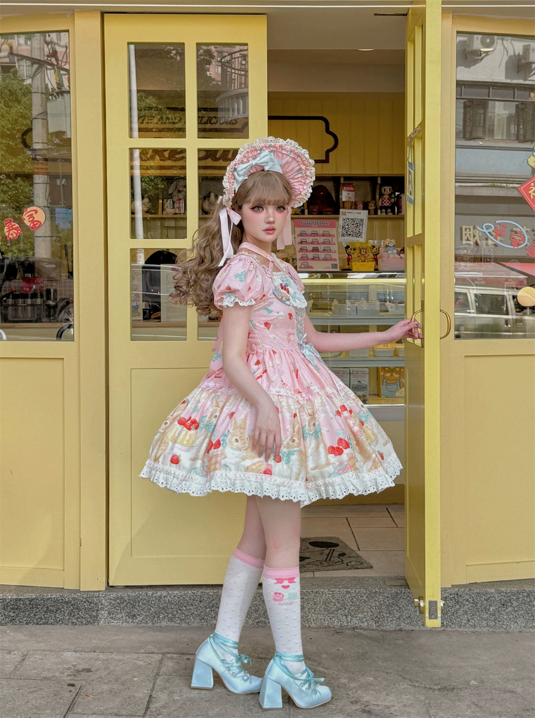 Dark Star Island~Honey Bunny Cake~Sweet Lolita JSK/OP/Strap SK/Shirt   