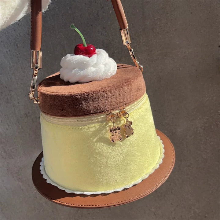 Gururu~Delicious Pudding~Kawaii Lolita Handbag Pudding Shaped   