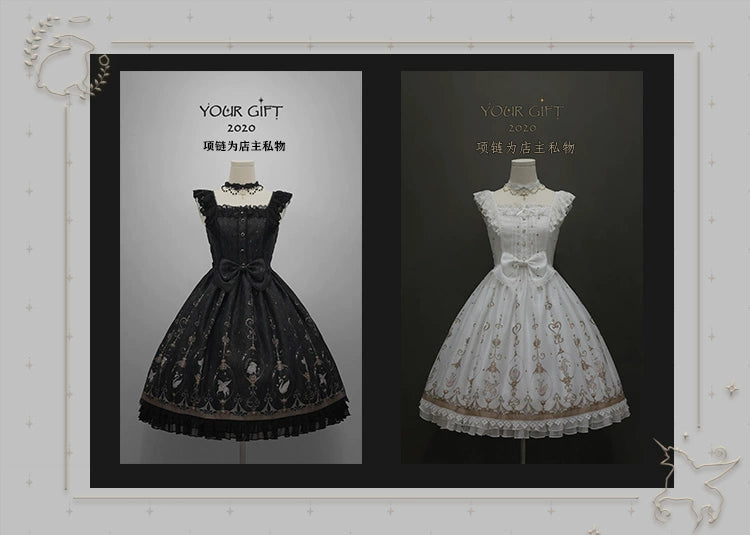 In-Stock YourGift Fairytale Print JSK Lolita Dress   