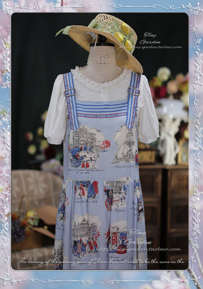 Tiny garden~Elegant Lolita Blouse Short Sleeve Lolita Shirt   