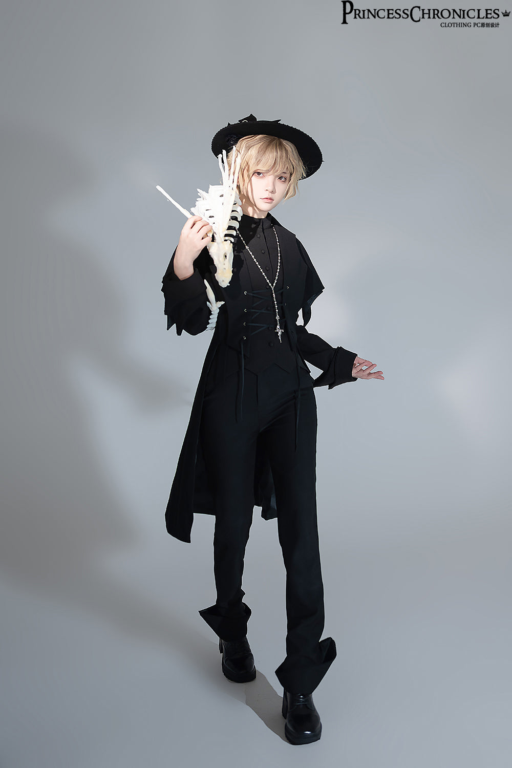 Princess Chronicles - Yan Ye - Ouji Lolita Black Flat Hat