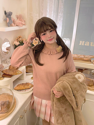 (BFM)HardCandy~Plus Size Lolita Long Sleeve Sweater Daily Lolita Knitwear   