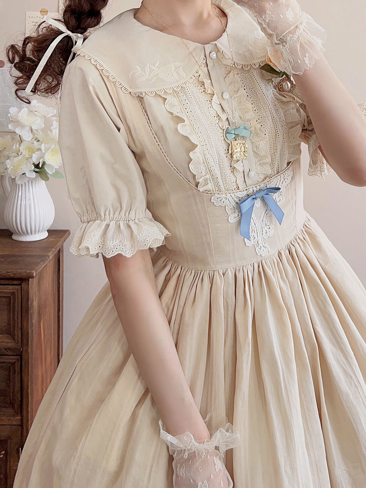 (Buyforme)Miss Point~Happy Summer Elegant Lolita Floral Jumper Skirt   