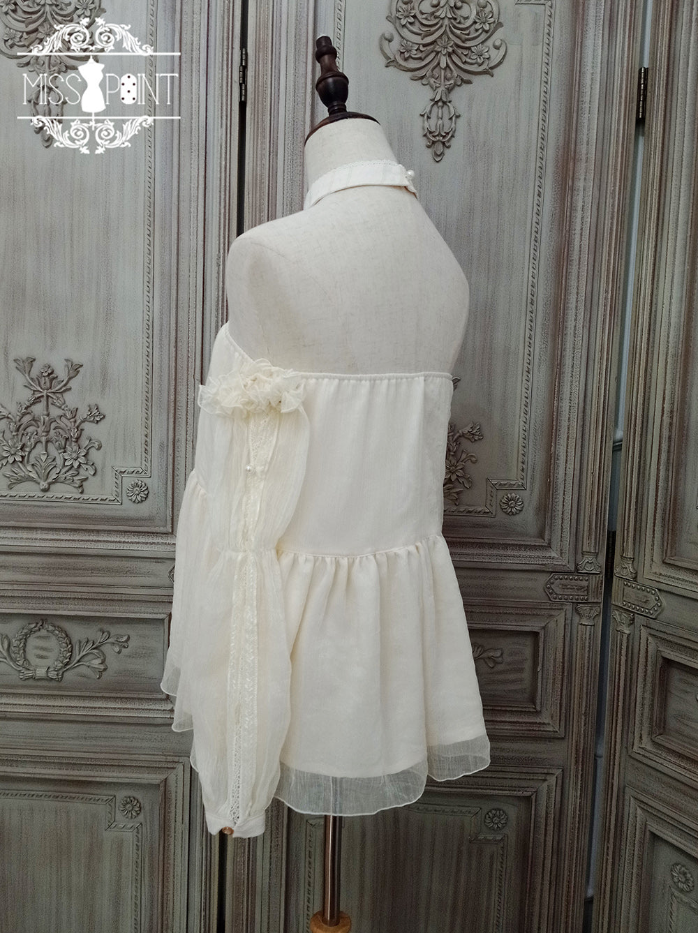 Miss Point~Dusk Bester~Egyptian Lolita Halter Attached Sleeve Blouse 17472:237226