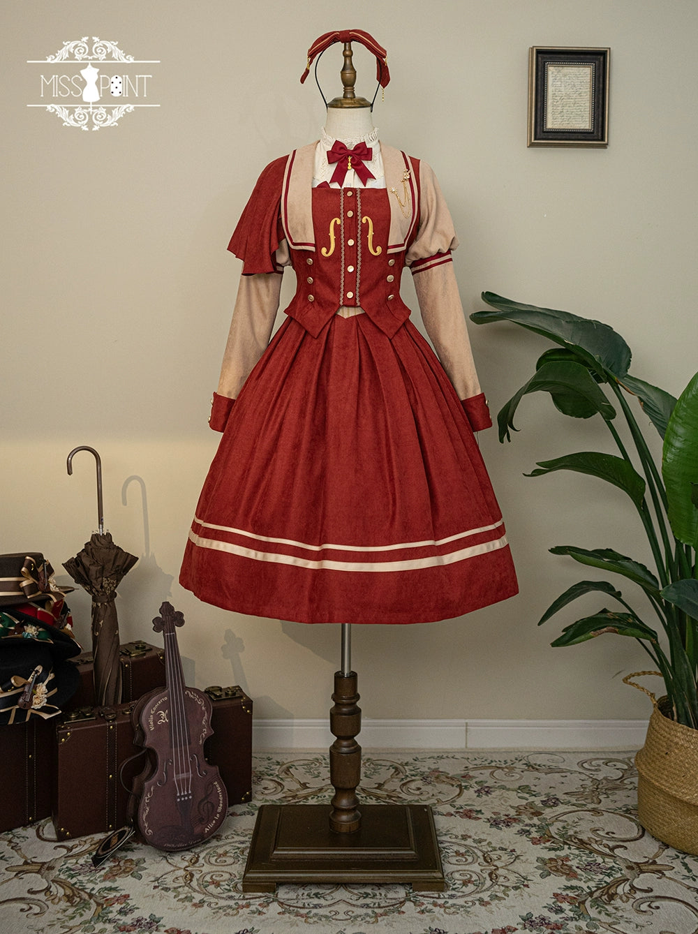 (BFM)Miss Point~Customized Lolita Jumper Dress~Elegant College Lolita JSK   