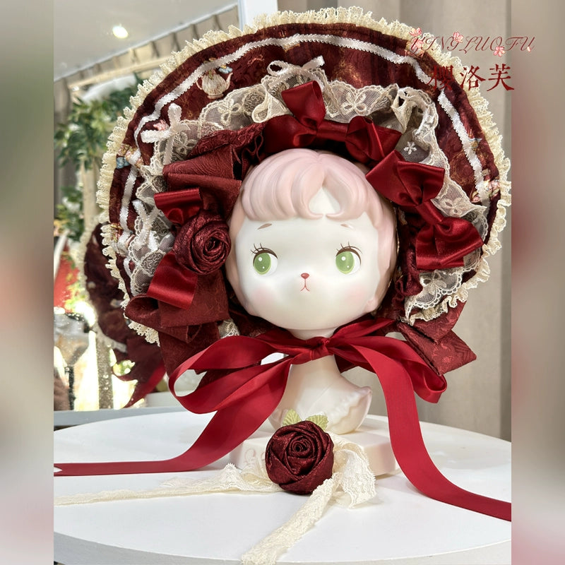 YingLuoFu - Doll Fantasy Box - Sweet Lolita JSK Dress & Tulle Blouse Set 44261:801530