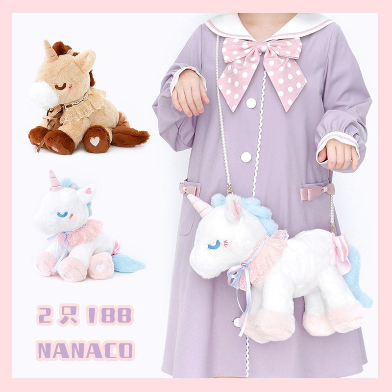 NANACO - Kawaii Lolita Unicorn Messenger Bag Doll Shoulder Bag