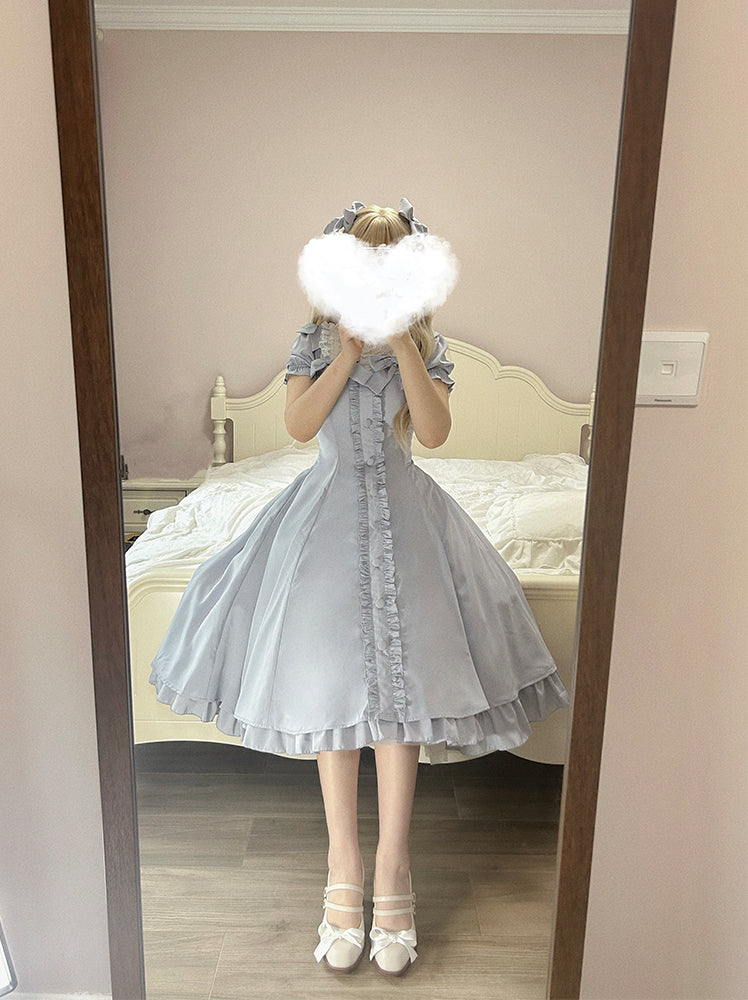 (Buyforme)Sweet Wood~Long Vesion Elegant and Vintage Lolita OP   