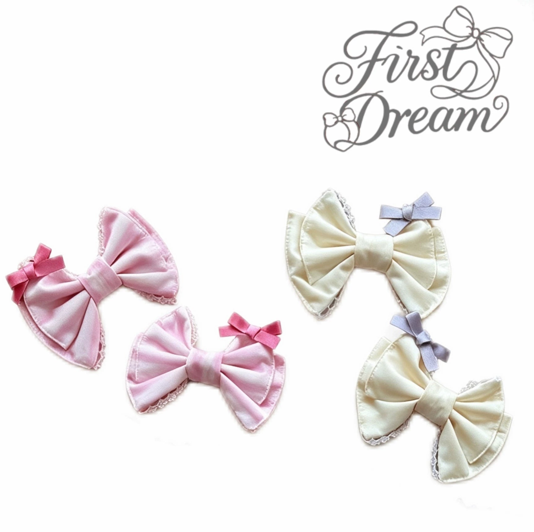Eternal Girlhood - Six-Panel Old School Lolita Striped JSK & OP, Bow Accents (L M S XL) 45811:863030