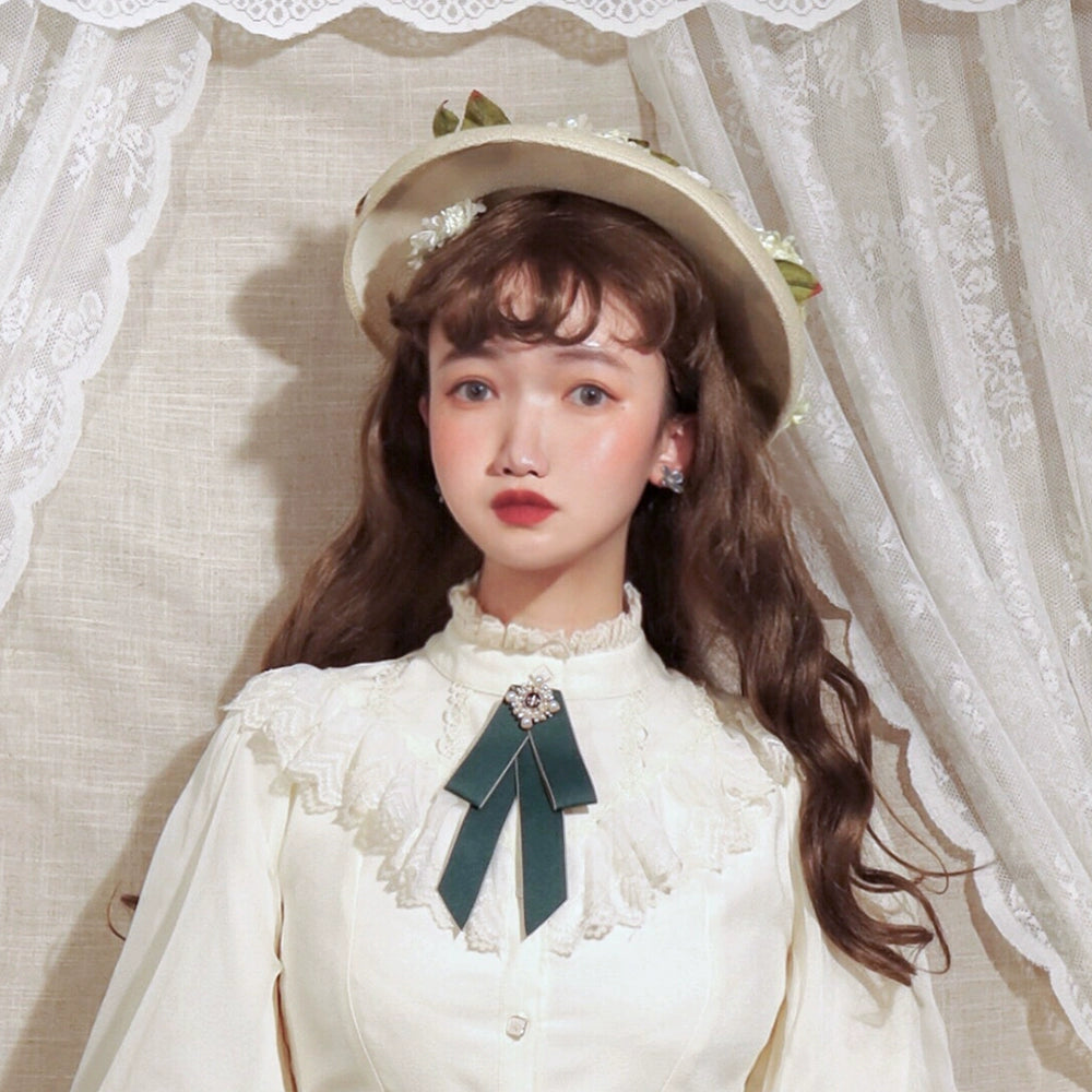 Miss Point~Rose Doll~Elegant Lolita Brooch Lolita Lapel Pin Multicolors   