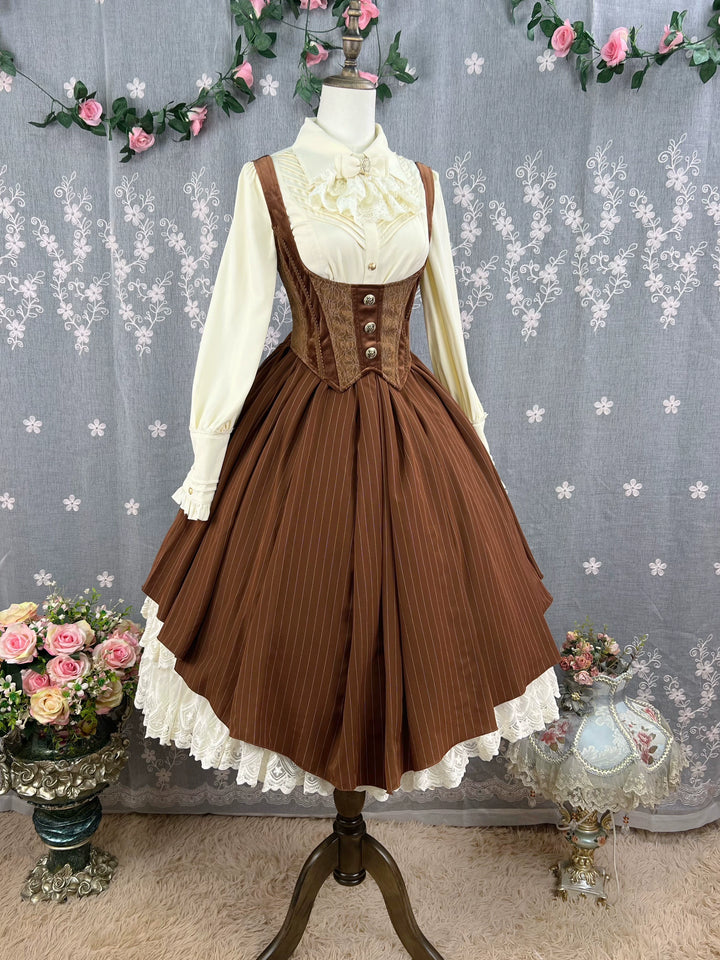 DMFS Lolita~Dreamland of Enchantmen~Classic Lolita Blouse with Jabot