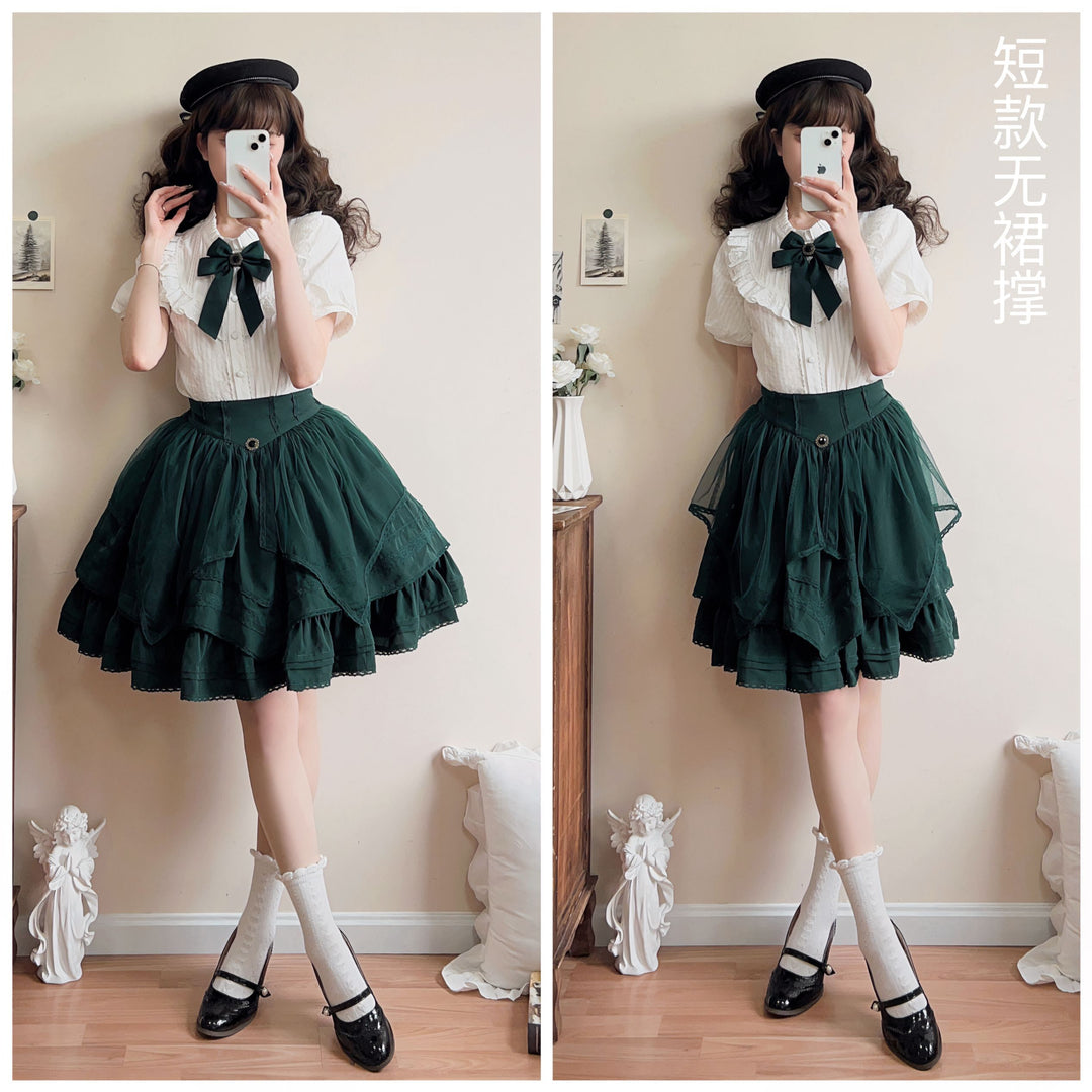 (Buyforme)Uncle Wall Original~Rich Girl~Elegant Lolita SK and Shirt   