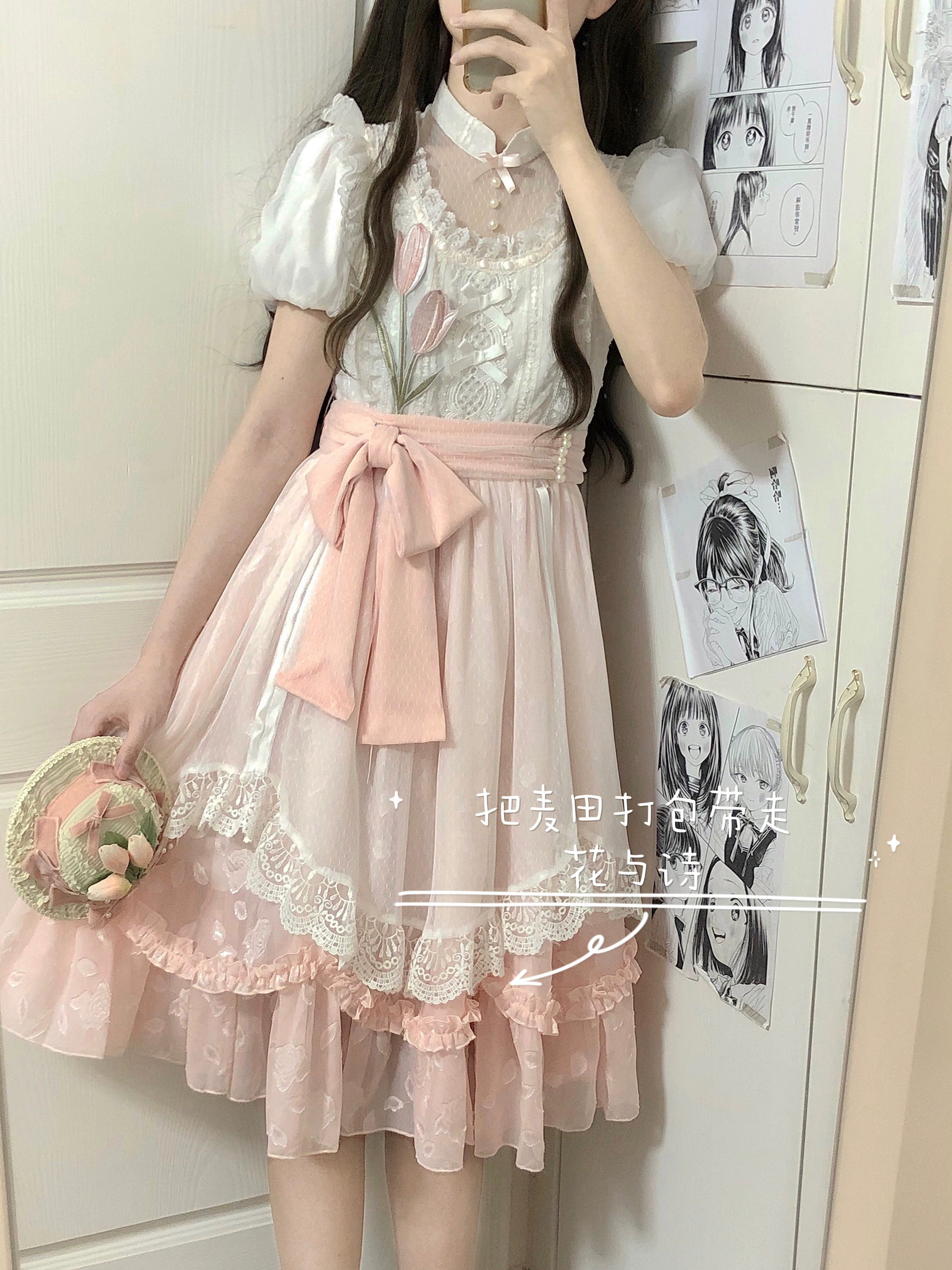 (BFM)Cornfield Lolita~ Elegant Lolita Dress Short Sleeve OP 33496:423696