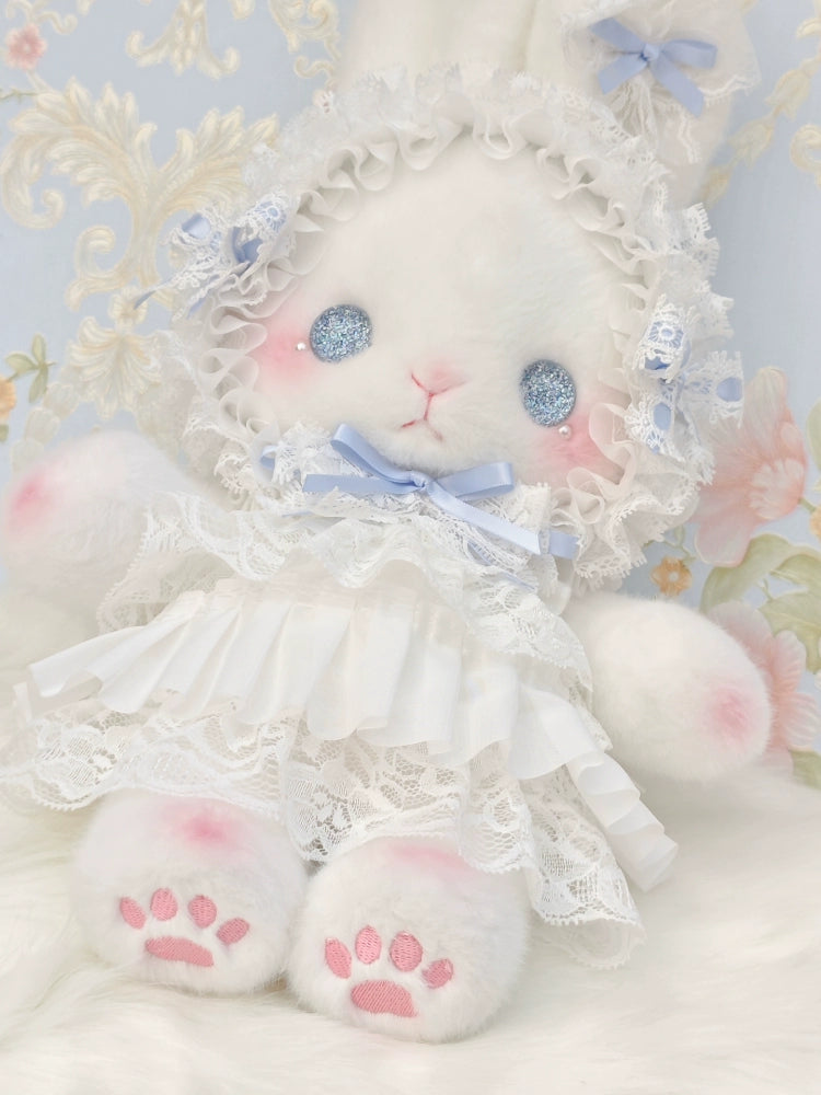 Bear Star - Posable Plush Bunny Lolita Bag, Detachable Pearl Chains