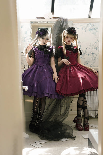 LittlePlum~Gothic lolita JSK Dress Solid Color 33734:436144