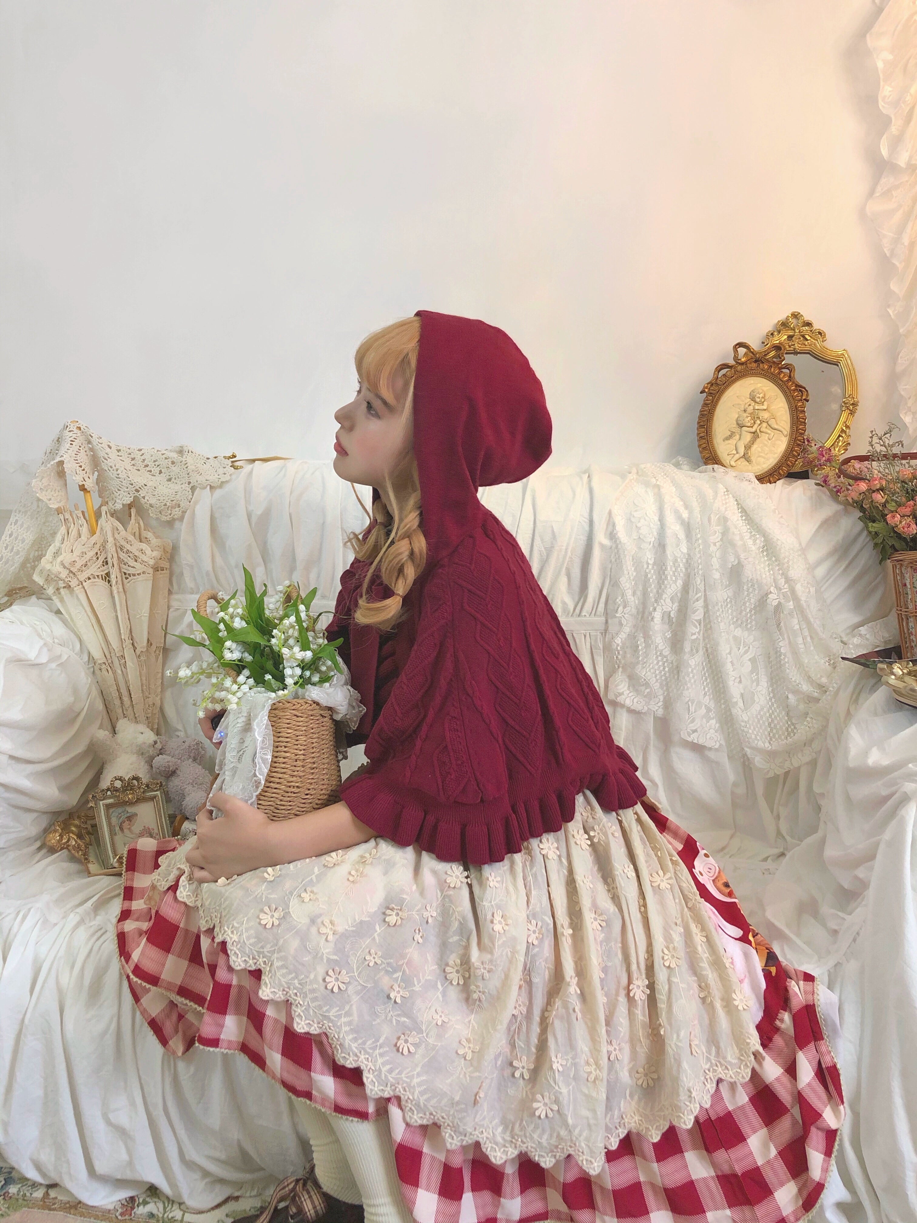 Sara Bell - Little Red Riding Hood - Sweet Lolita Thick Chirstmas Cloak